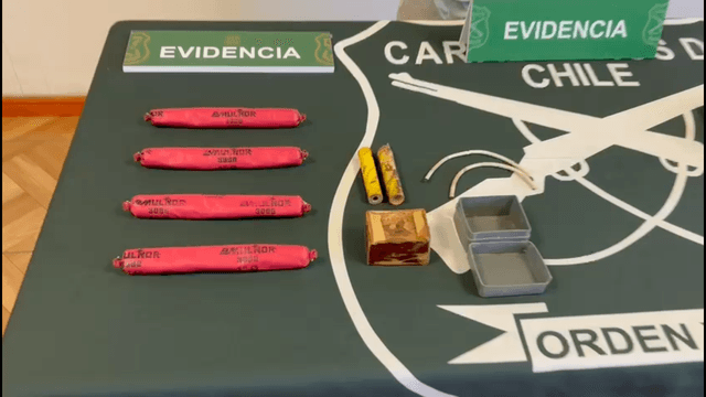 Pareja es detenida en Calama por venta de dinamita en Instagram