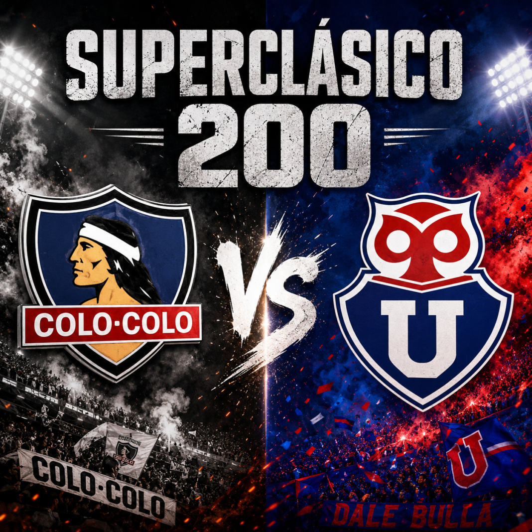 Superclásico 200: Colo Colo y Universidad de Chile, miden fuerzas en duelo clave por La Liga de Primera 2026