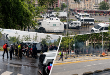 Siete años del 18-O: Miles de manifestantes, enfrentamientos y 110 detenidos